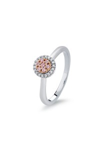 Blush Pink Argyle Diamond Ring
